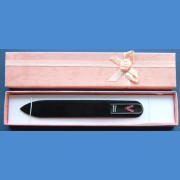 BOHEMIA Skleněný pilník Swarovski střední 140/2mm písmeno - "V" ABECEDA Swarovski